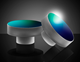 25mm Dia., UV Broadband Dielectric, λ/10 Stemmed Mirror