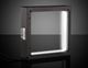 Quadratische LED-Beleuchtung mit flachem Winkel, FPQ3-96SW, weiß