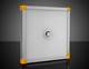Red 200 x 200 Flat Dome Light