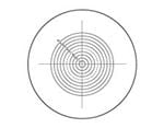 Réticules de transmission - Cercles Concentriques
