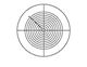26mm Dia., Metric Circle Crosshair, Contact Reticle