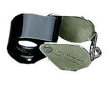 Coin Magnifier 10X Coddington Illuminated