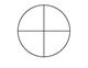 26mm Diameter, Plain Crosshair, Contact Reticle