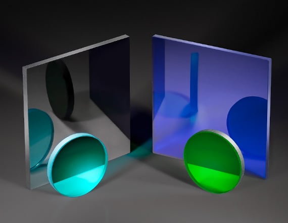 Bandpassfilter aus Farbglas