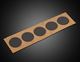 1'' Dia. Spectral Black Labels, Standard Adhesive, 5 Labels
