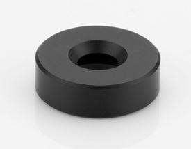 Filter Holder for 50mm Cx Lens (representative photo). Filter Holder varies by stock number. View PDF drawing for additional information.