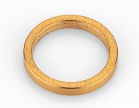 2.0mm Thick, C-Mount Brass Spacer Ring