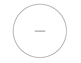 #56-184: 5mm Line/0.05mm Divisions, Reticle