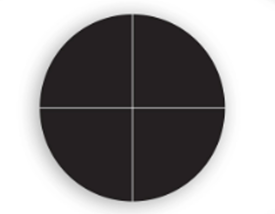 #88-519: Crosshair Reticle for Pattern Projectors