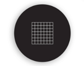 #88-521: 7 x 7 Grid Reticle for Pattern Projectors