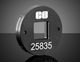 10mm Square Microlens Array Mount, 1.2mm Thick