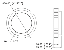 #16-139: T-Mount (M42) to Sony A Mount
