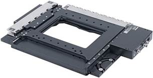 130mm x 100mm Travel, Linear Motor XY Microscope Stage, Integrated Controller, Linear Encoder