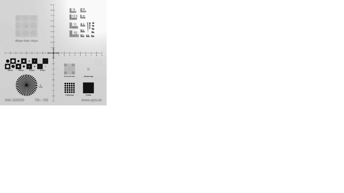 Calibration Target Micro V2 Edmund Optics