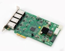 2.5G POE+ PCie Card, 4 Port, RJ45