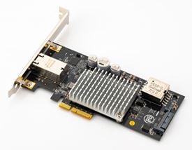 10G POE+ PCie Card, 1 Port, RJ45