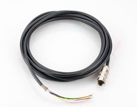 Cable length 5m M16 12-pin plug (female), flying leads