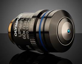 Olympus UPLFLN 60X (Oil Immersion) 0.65 - 1.25 NA Adjustable Iris Objective