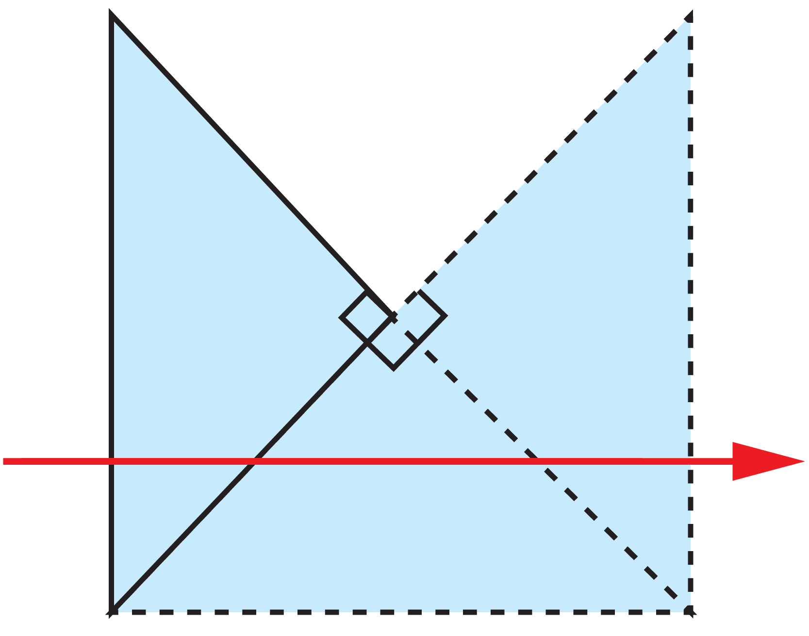Tunnel Diagram as 180° Retroreflector