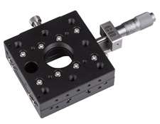 70mm, Center Drive, Thru-Hole Micrometer Stage