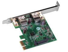 USB 3.0 PCIe 2 x 1 Port Card, #86-769