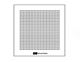 Diffuses Verzeichnungstestbild, 3'' x 3'', 0,5 mm Punktdurchmesser