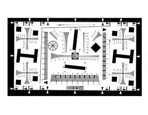 I3A/ISO 12233 分辨率测试卡