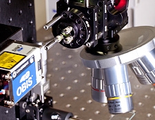 488nm OBIS Laser in a Fluorescence Microscopy Application