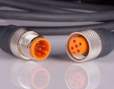 M12 Female to Male, 5 pin, 2m, #34-869