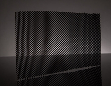 250mm x 120mm x 2mm Hexablack Sheet, #37-836