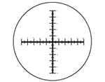 Crossed Micrometer Scales Transmission Reticles