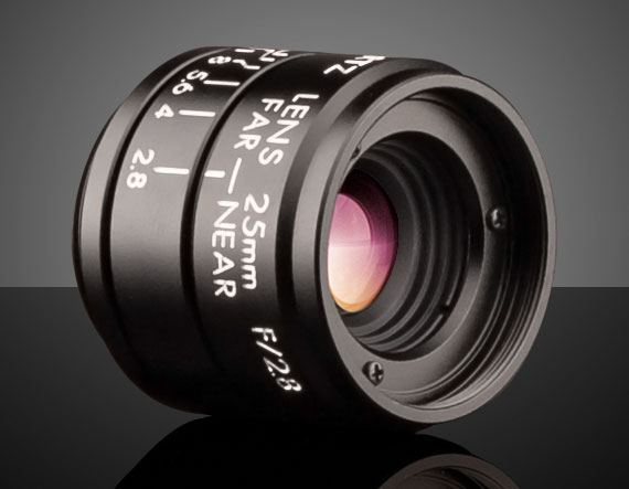25mm Standard UV Fixed Focal Length Lens | Edmund Optics