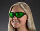 LS07 Adjustable Temples Wrap Around Frame, Laser Safety Glasses