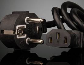 EU Plug Power Supply Cable, 1.8m, 15-279	