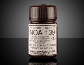 Norland Optical Adhesive NOA 139, 1 oz. Application Bottle, #15-696	