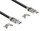 USB 3.1 Locking Cable, 3m