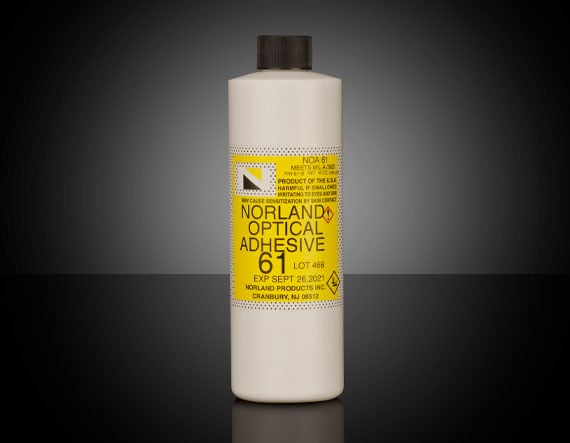 Norland Optical Adhesive NOA 61, 1 lb. Bottle | Edmund Optics