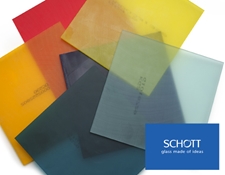 SCHOTT Matte Colored Glass Filter Plates