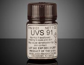 Norland Optical Adhesive NOA UVS 91, 1 oz. Application Bottle	